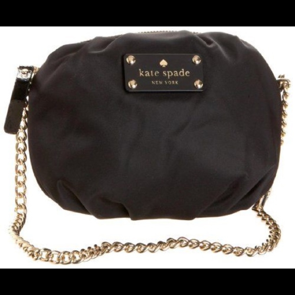 Kate Spade Greta Crossbody in Black Nylon
